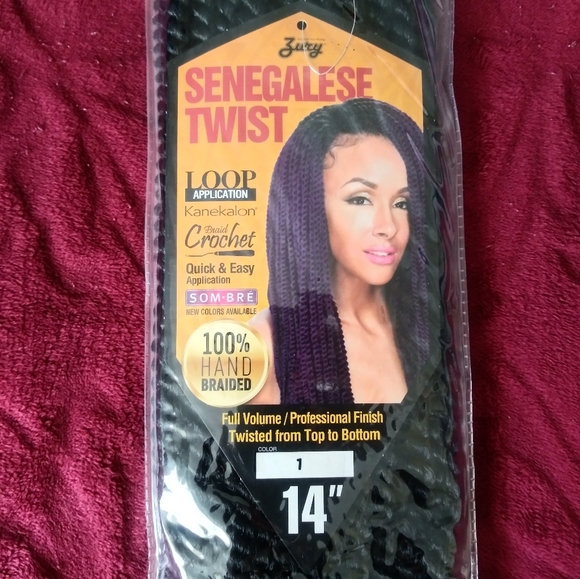 Senegalese Twist Crochet Hair 14 inch Color #1 - Picture 3 of 3